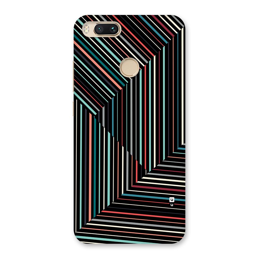 Angulars Stripes Back Case for Mi A1