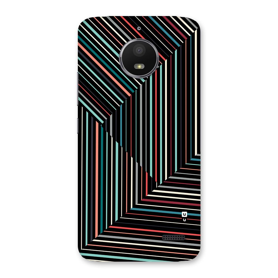 Angulars Stripes Back Case for Moto E4