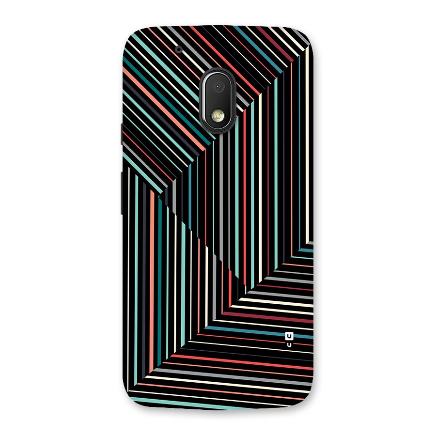 Angulars Stripes Back Case for Moto G4 Play