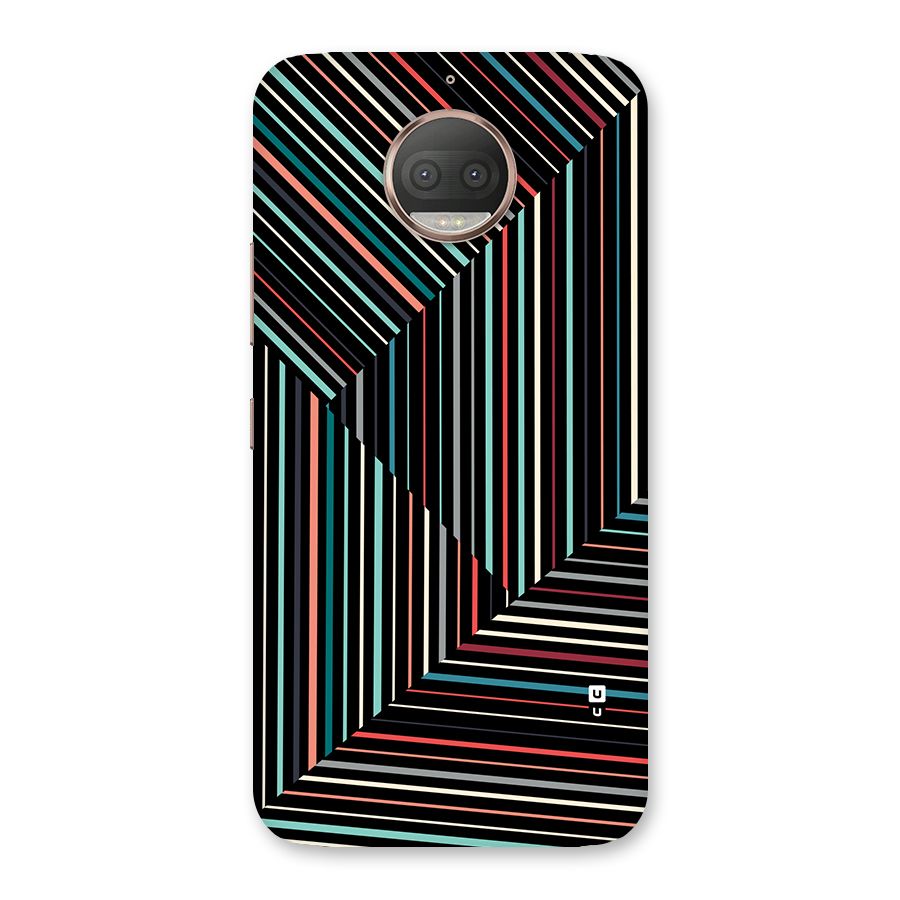 Angulars Stripes Back Case for Moto G5s Plus