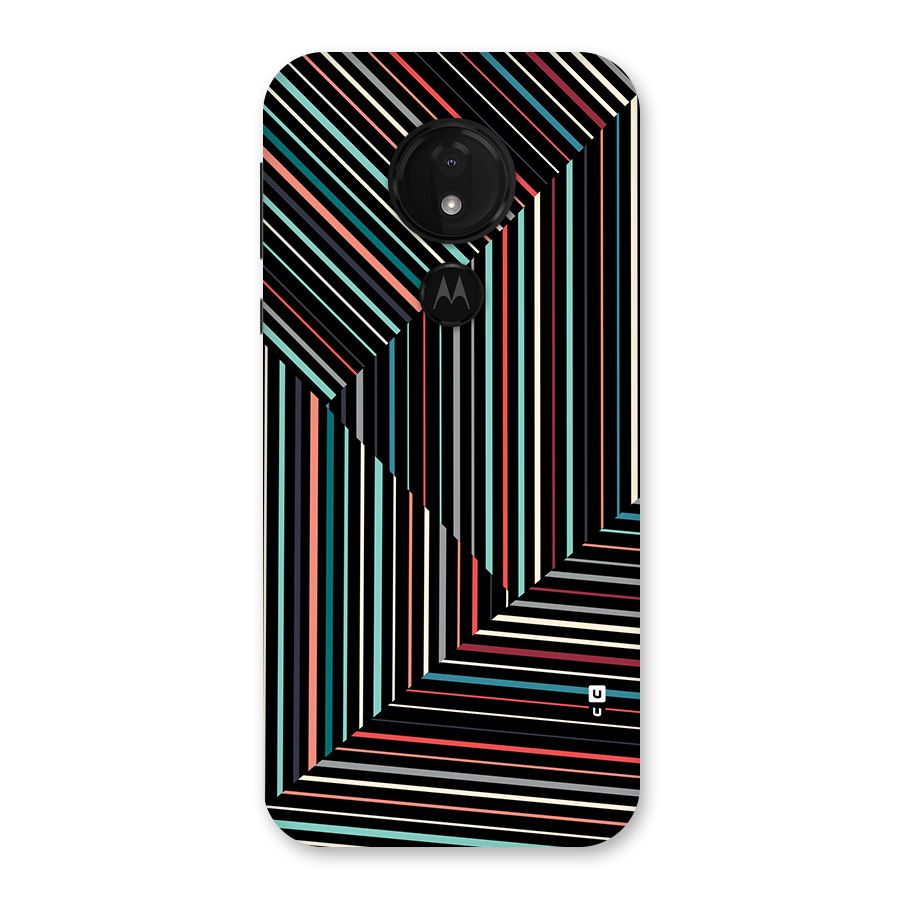 Angulars Stripes Back Case for Moto G7 Power