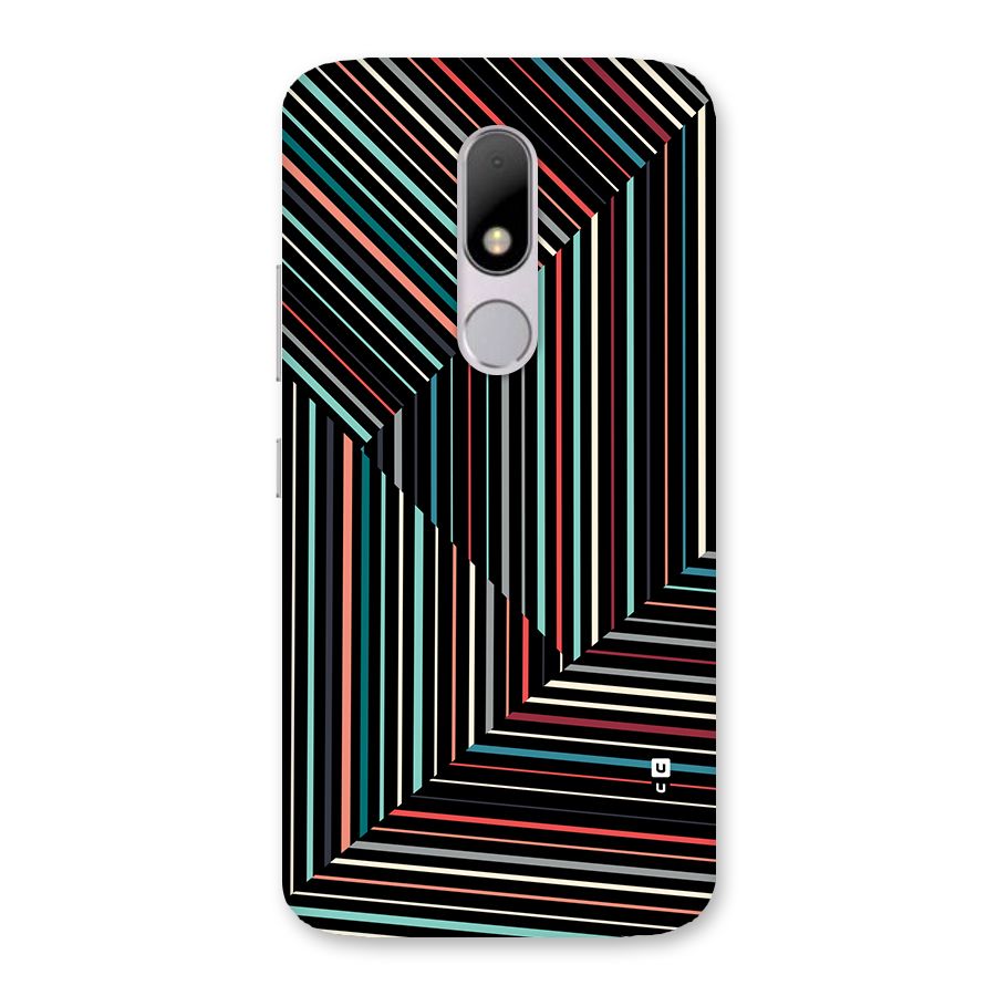 Angulars Stripes Back Case for Moto M