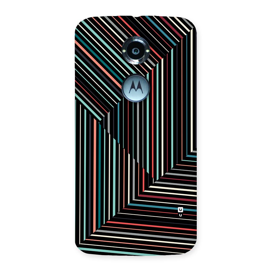 Angulars Stripes Back Case for Moto X2