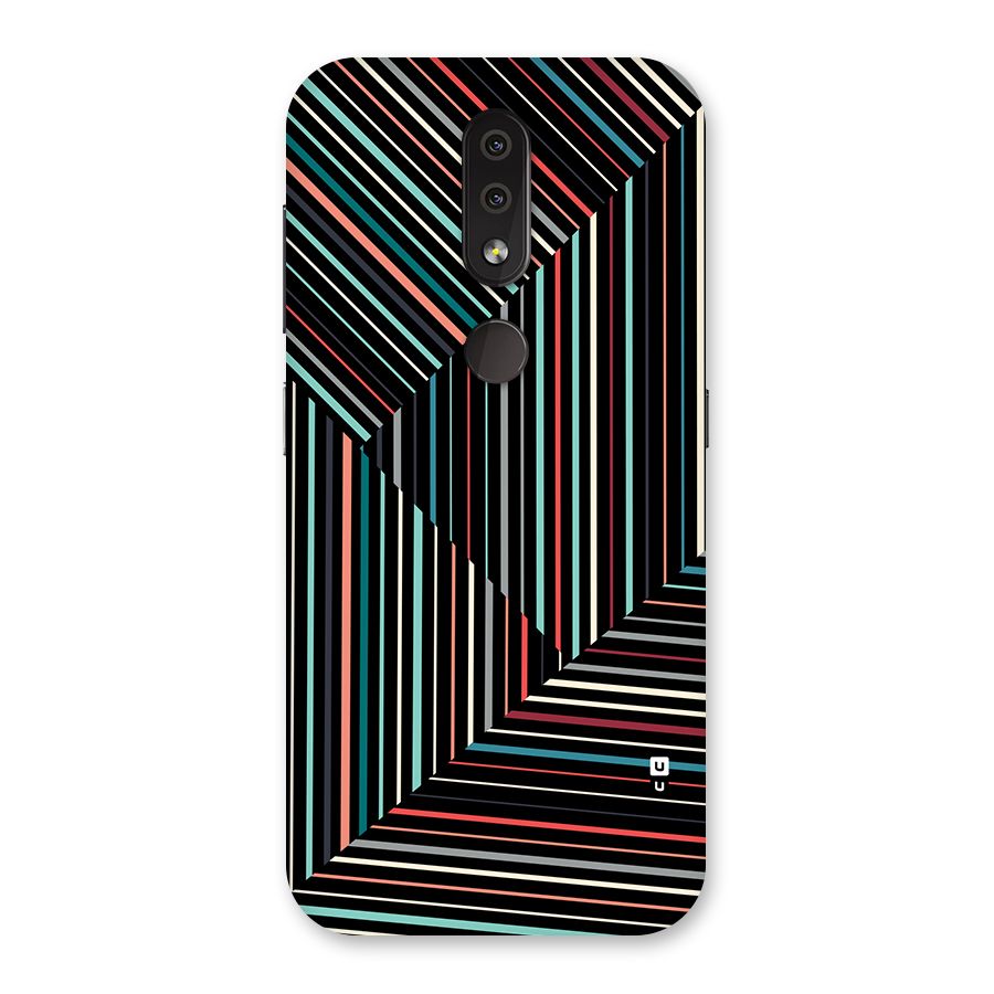 Angulars Stripes Back Case for Nokia 4.2