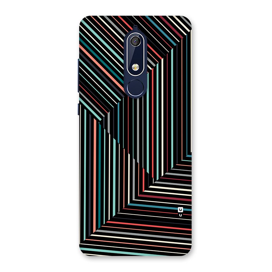 Angulars Stripes Back Case for Nokia 5.1