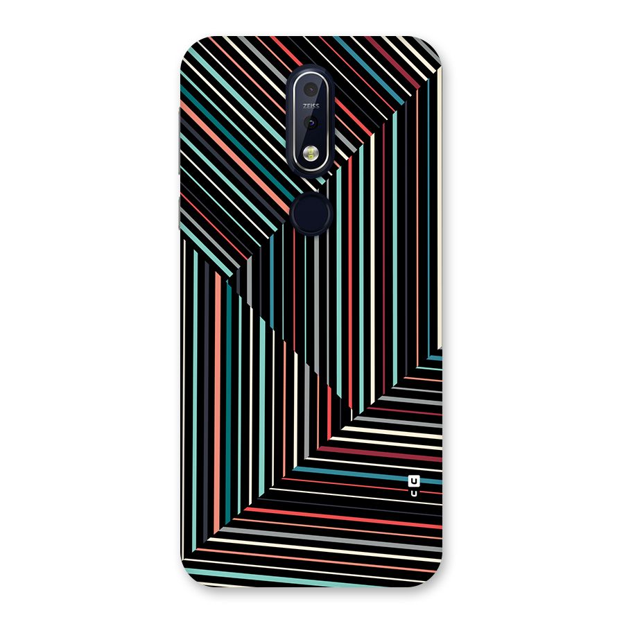 Angulars Stripes Back Case for Nokia 7.1