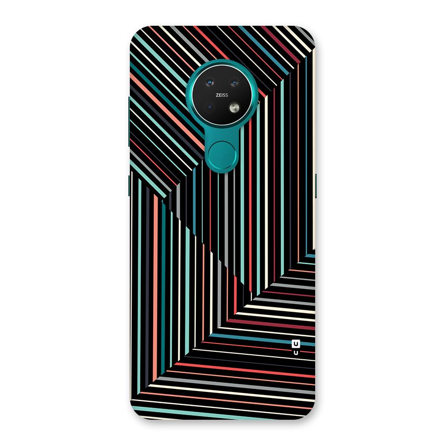 Angulars Stripes Back Case for Nokia 7.2