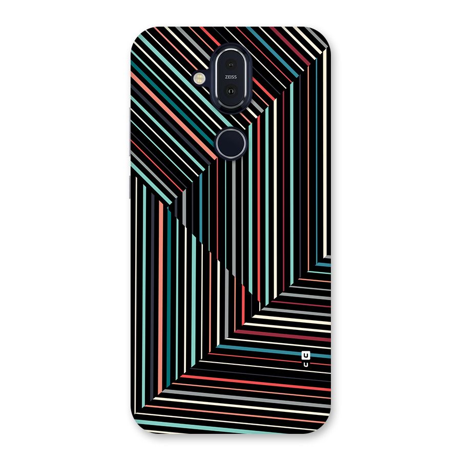 Angulars Stripes Back Case for Nokia 8.1