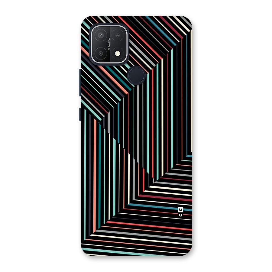 Angulars Stripes Back Case for Oppo A15s