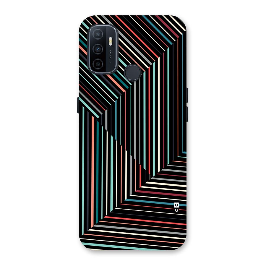 Angulars Stripes Back Case for Oppo A32