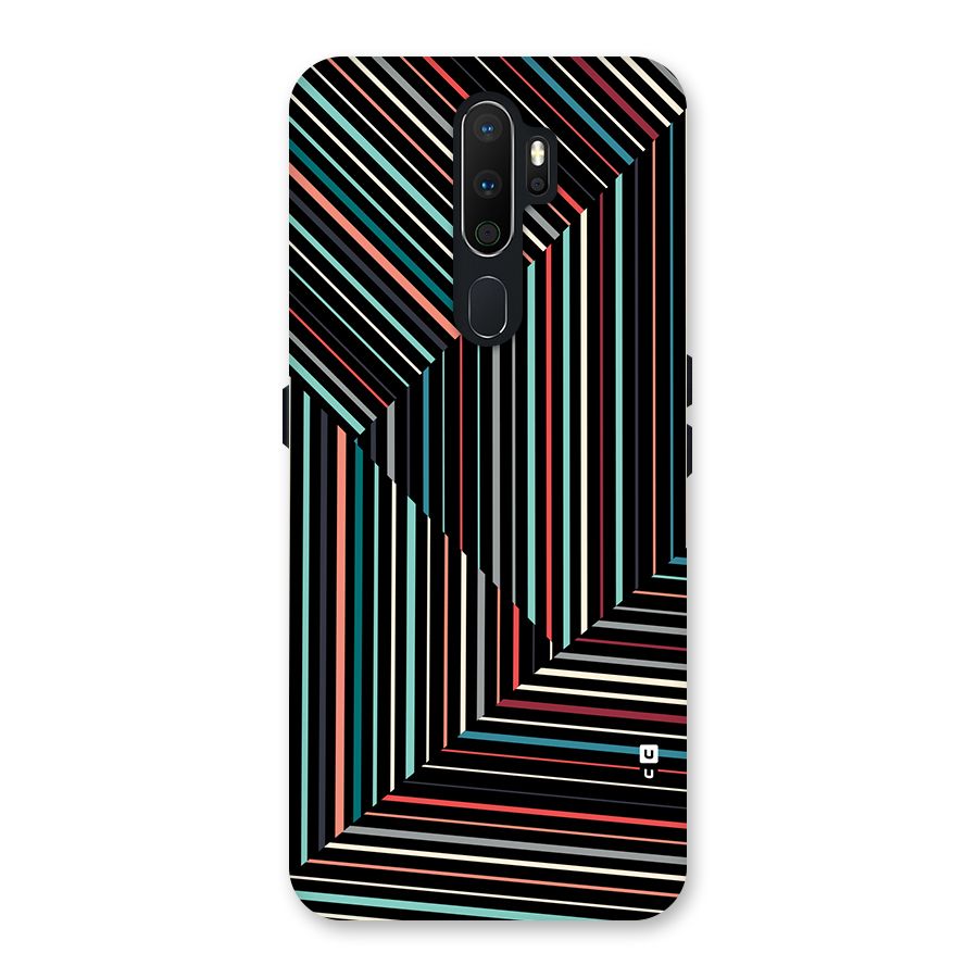 Angulars Stripes Back Case for Oppo A5 (2020)