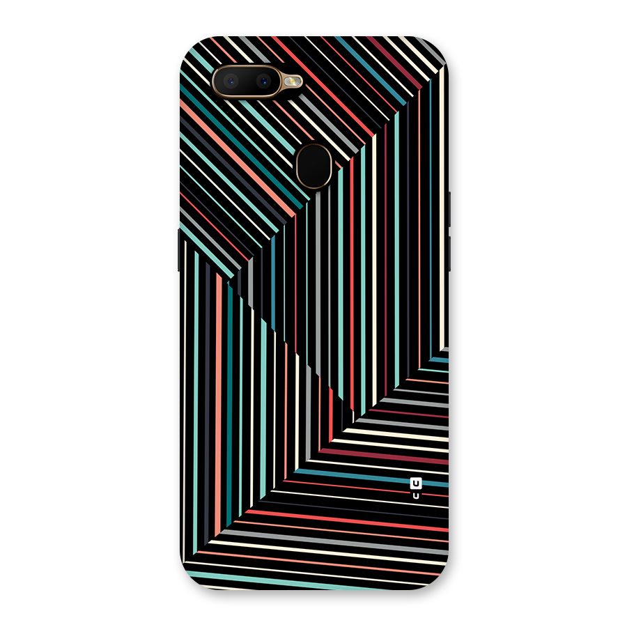 Angulars Stripes Back Case for Oppo A5s