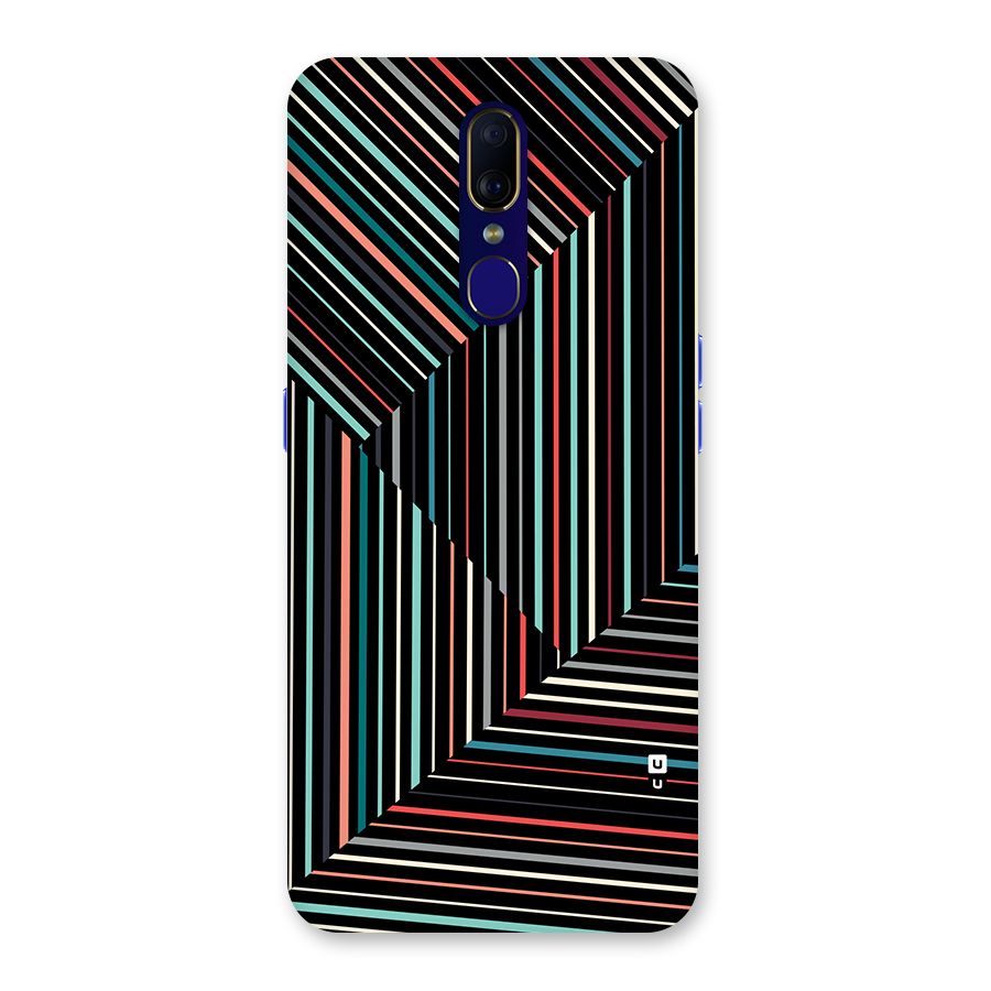 Angulars Stripes Back Case for Oppo A9