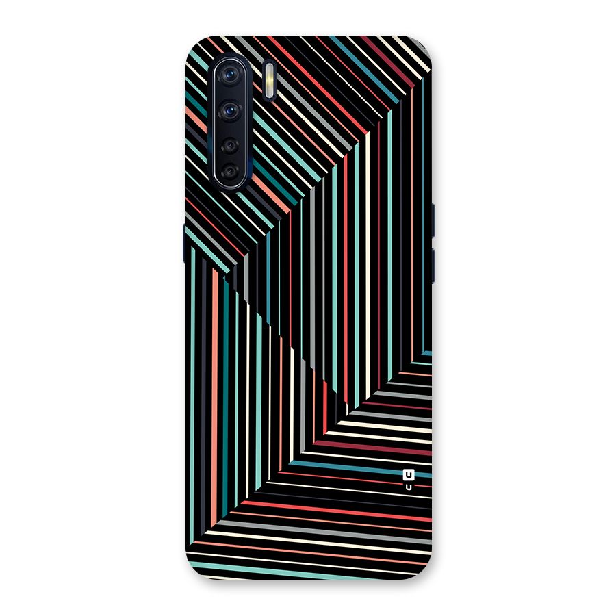 Angulars Stripes Back Case for Oppo F15