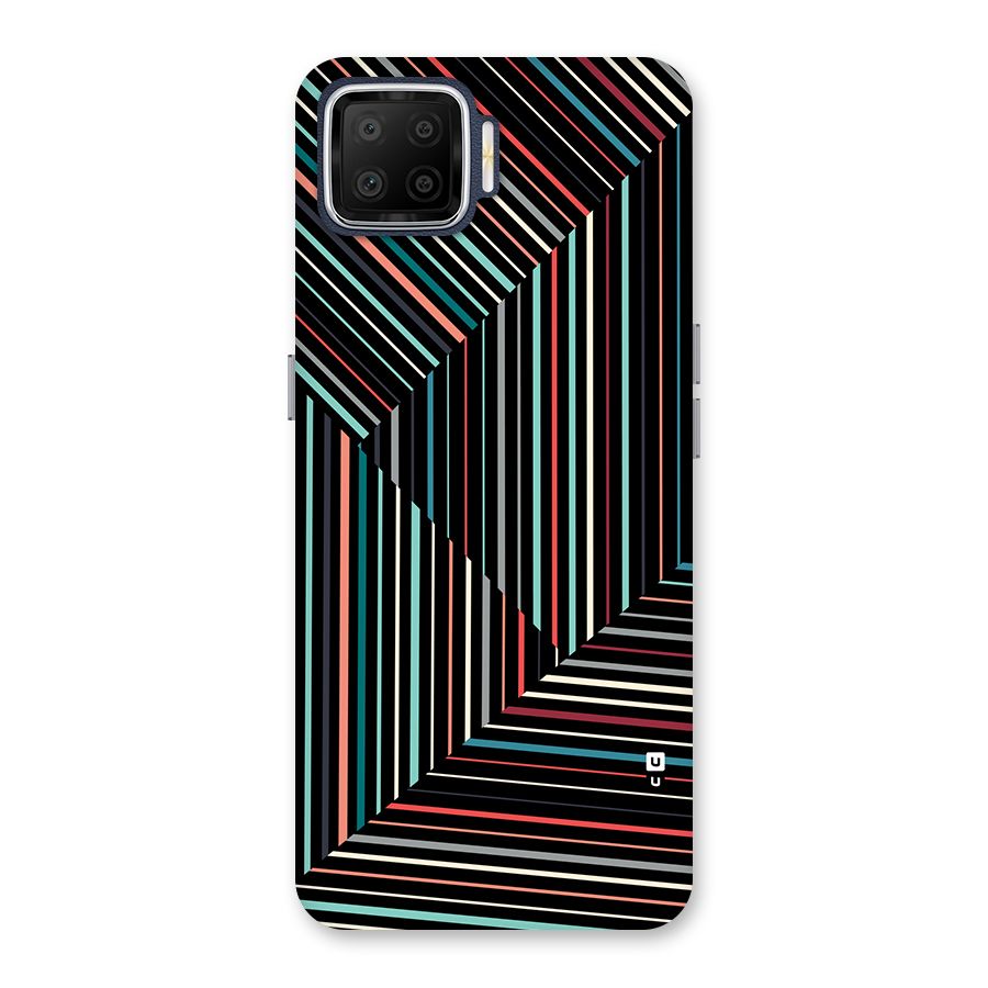Angulars Stripes Back Case for Oppo F17