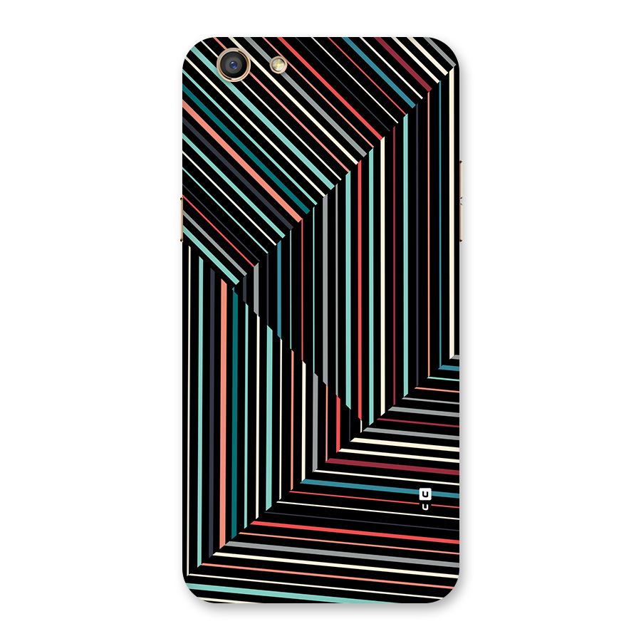 Angulars Stripes Back Case for Oppo F3