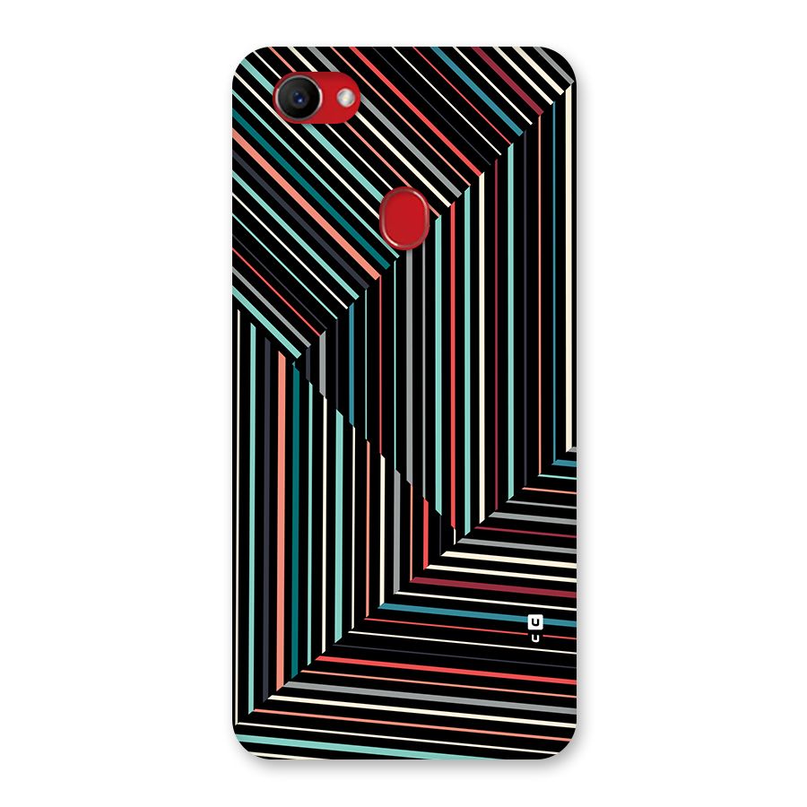 Angulars Stripes Back Case for Oppo F7
