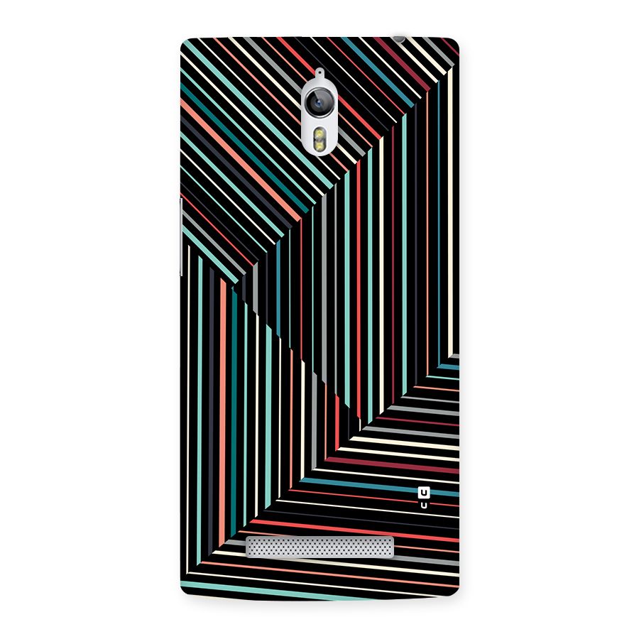 Angulars Stripes Back Case for Oppo Find 7