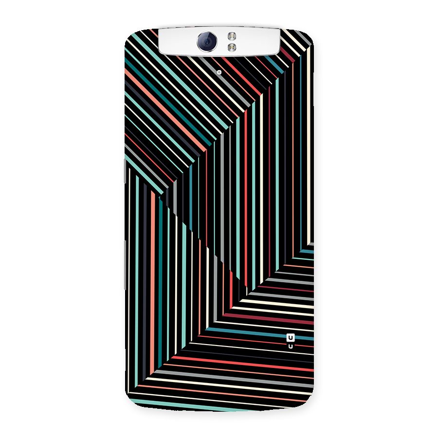 Angulars Stripes Back Case for Oppo N1