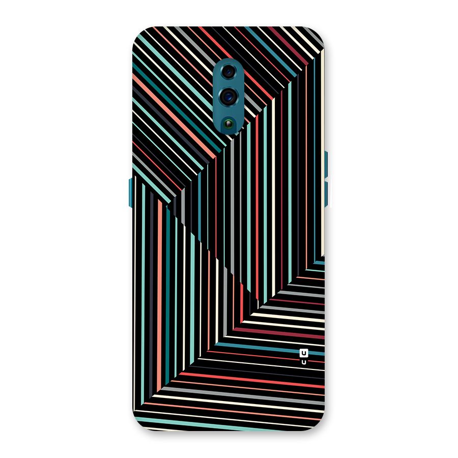 Angulars Stripes Back Case for Oppo Reno