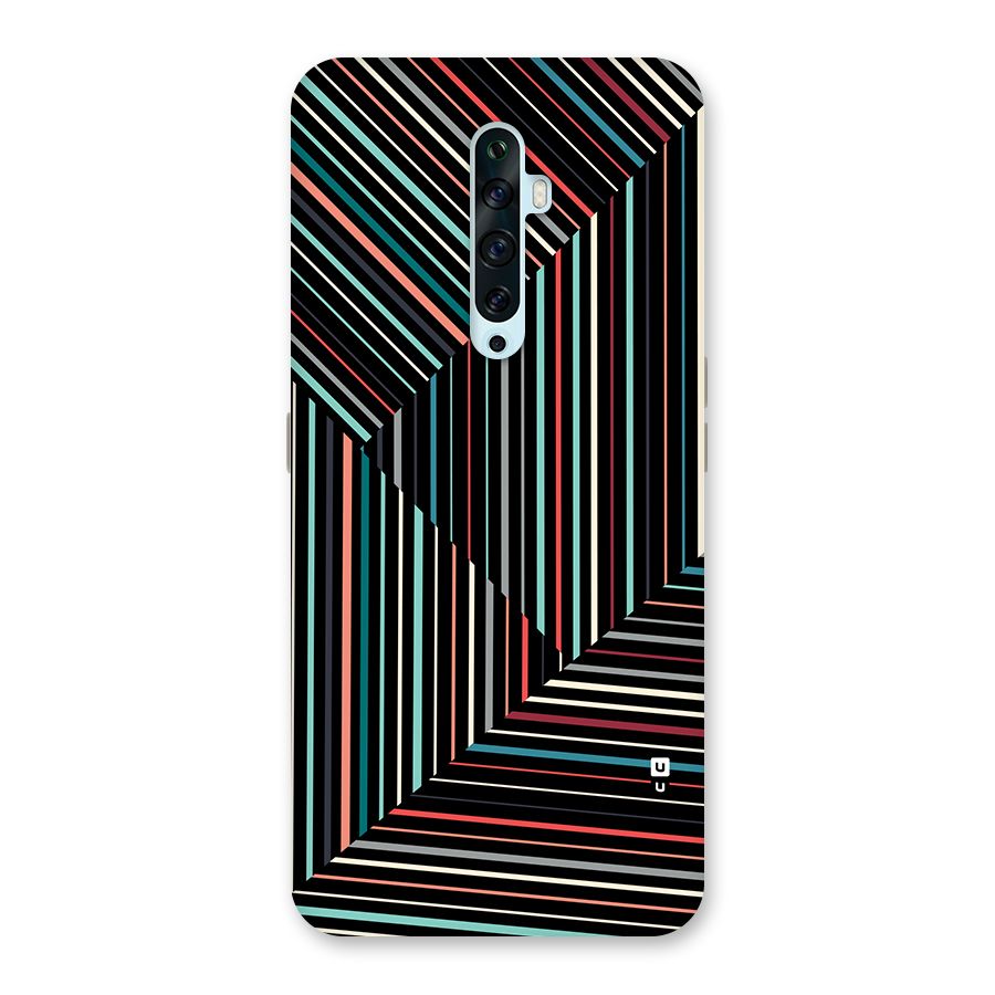 Angulars Stripes Back Case for Oppo Reno2 Z