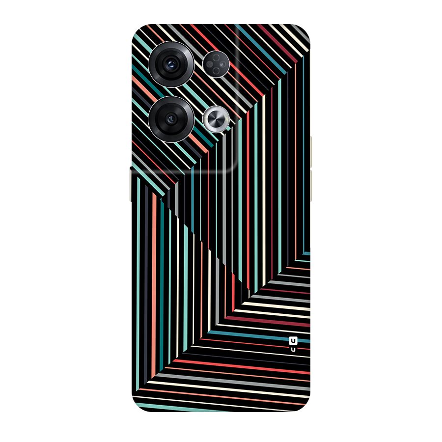 Angulars Stripes Back Case for Oppo Reno8 Pro 5G