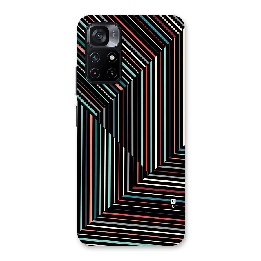 Angulars Stripes Back Case for Poco M4 Pro 5G