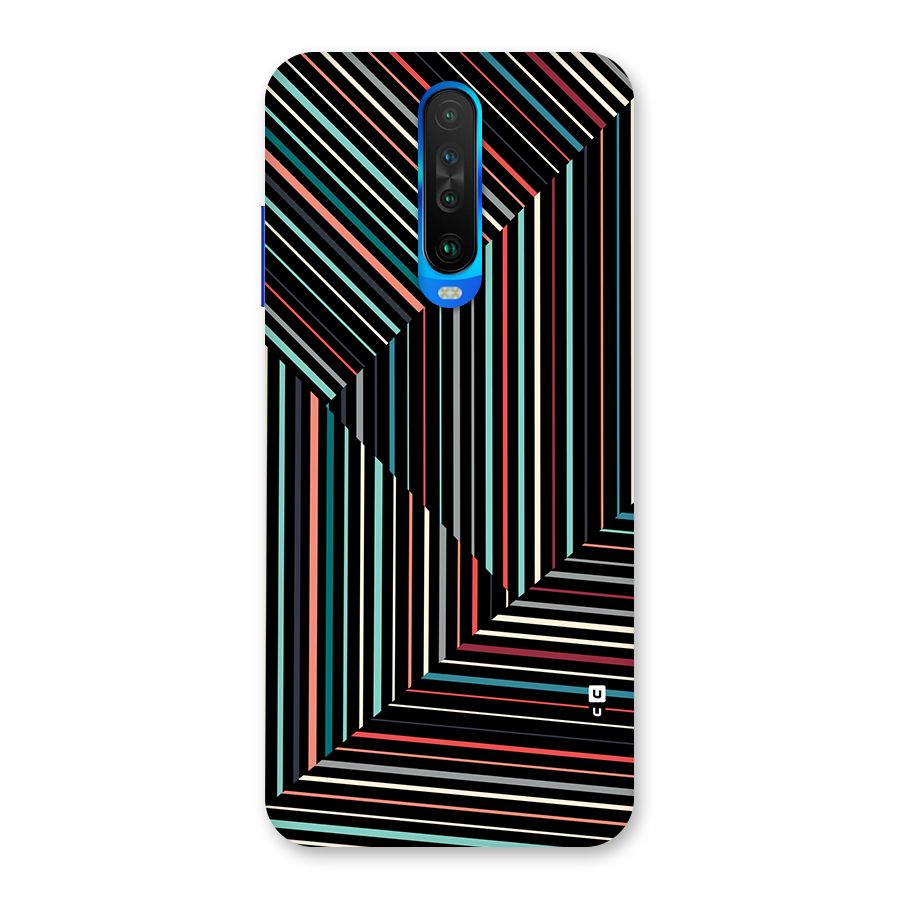 Angulars Stripes Back Case for Poco X2