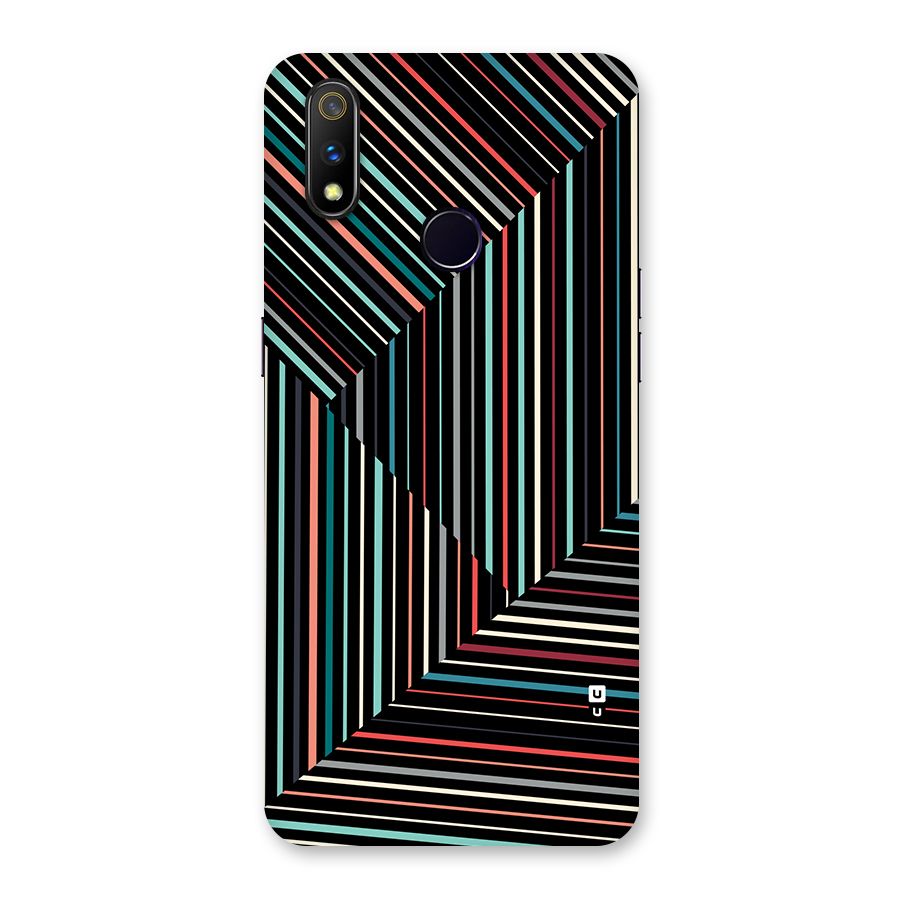 Angulars Stripes Back Case for Realme 3 Pro
