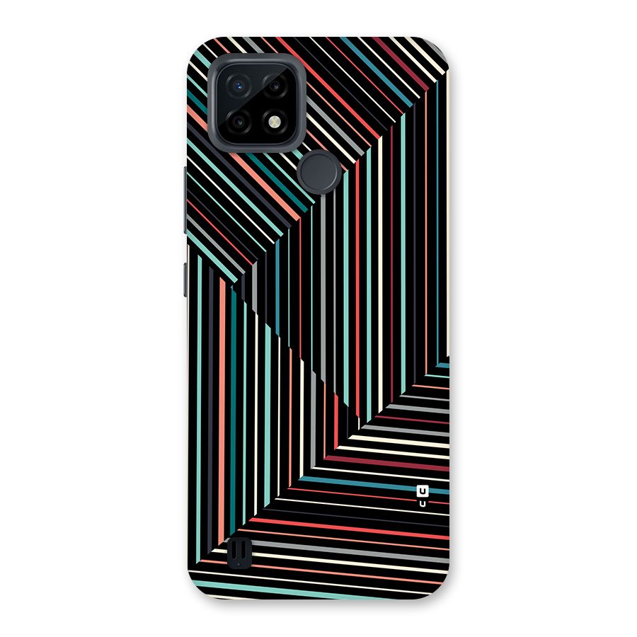 Angulars Stripes Back Case for Realme C21