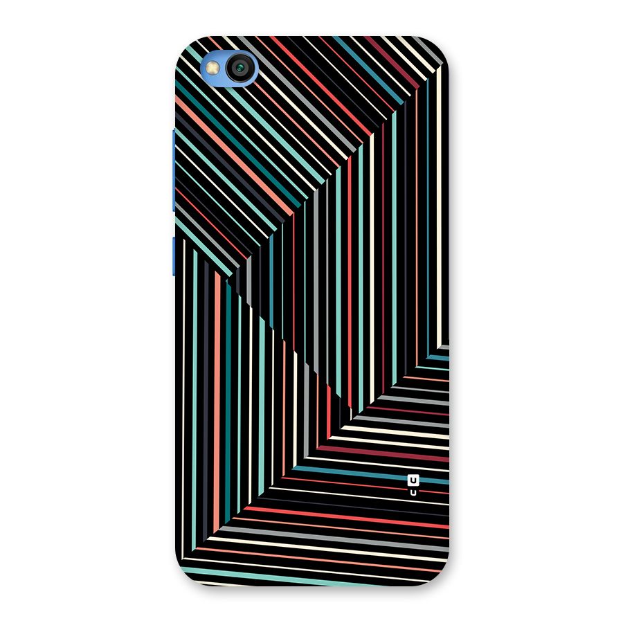 Angulars Stripes Back Case for Redmi Go