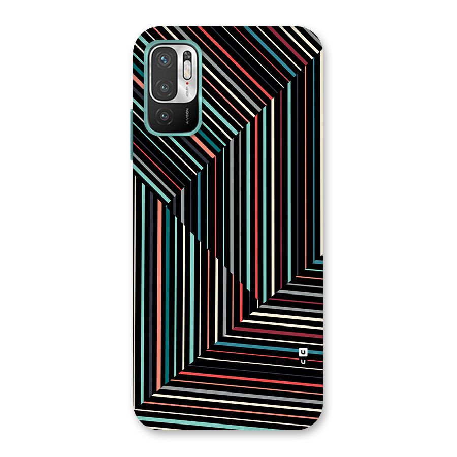 Angulars Stripes Back Case for Redmi Note 10T 5G