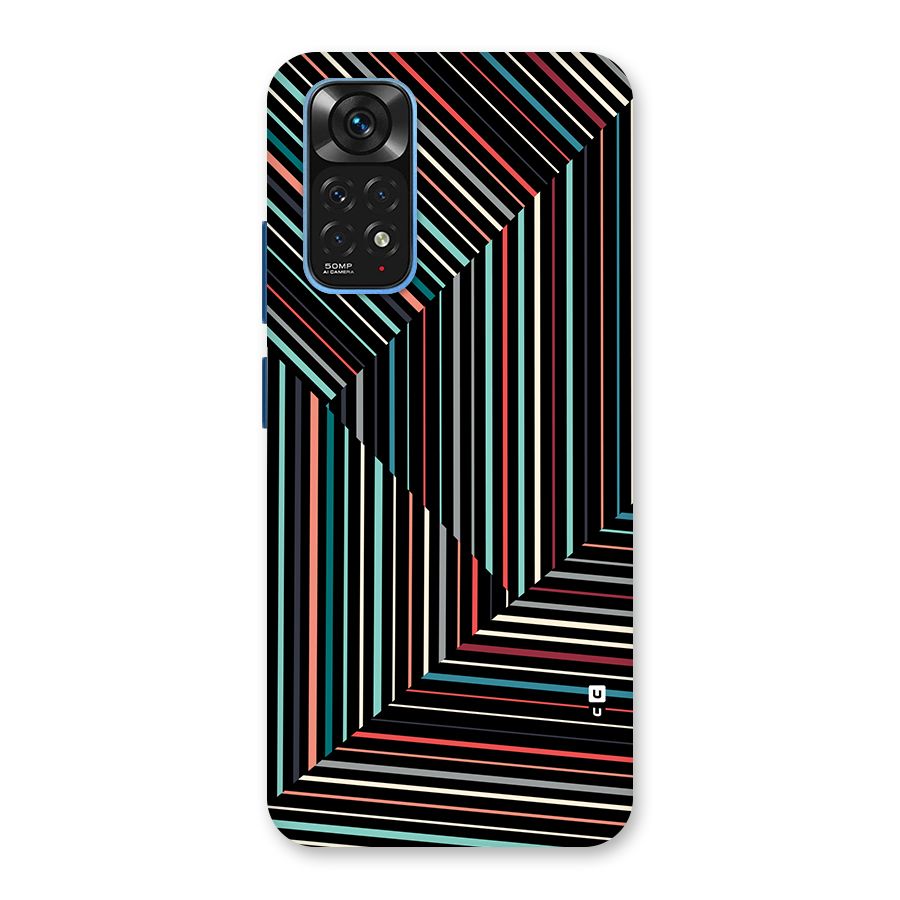 Angulars Stripes Back Case for Redmi Note 11