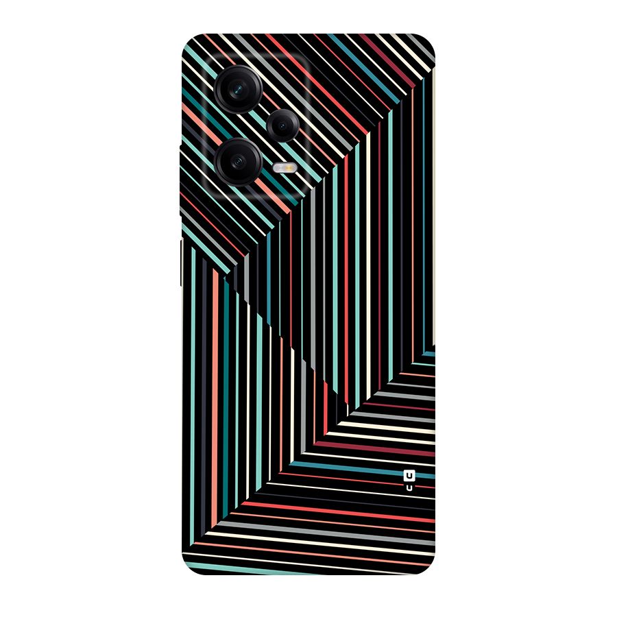 Angulars Stripes Back Case for Redmi Note 12 Pro