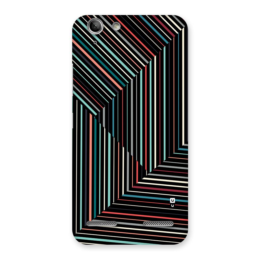 Angulars Stripes Back Case for Vibe K5 Plus