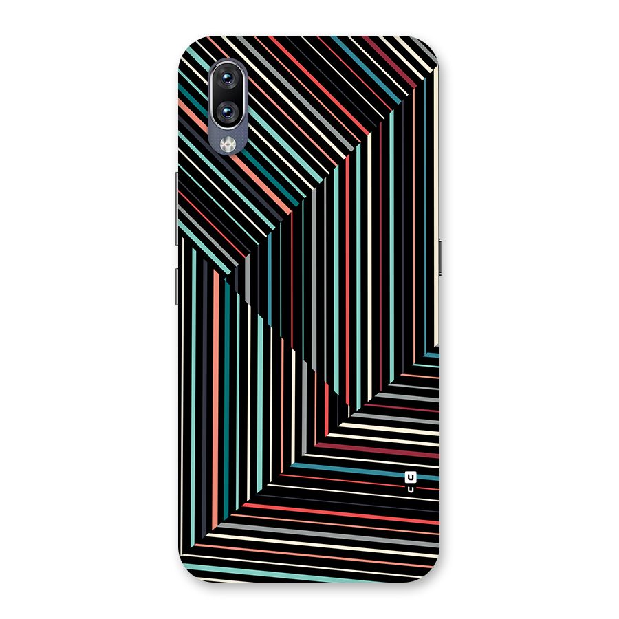 Angulars Stripes Back Case for Vivo NEX