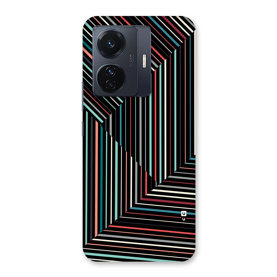 Angulars Stripes Back Case for Vivo T1 Pro