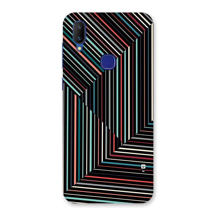 Angulars Stripes Back Case for Vivo V11