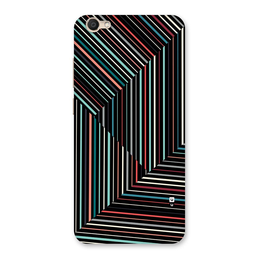 Angulars Stripes Back Case for Vivo V5s
