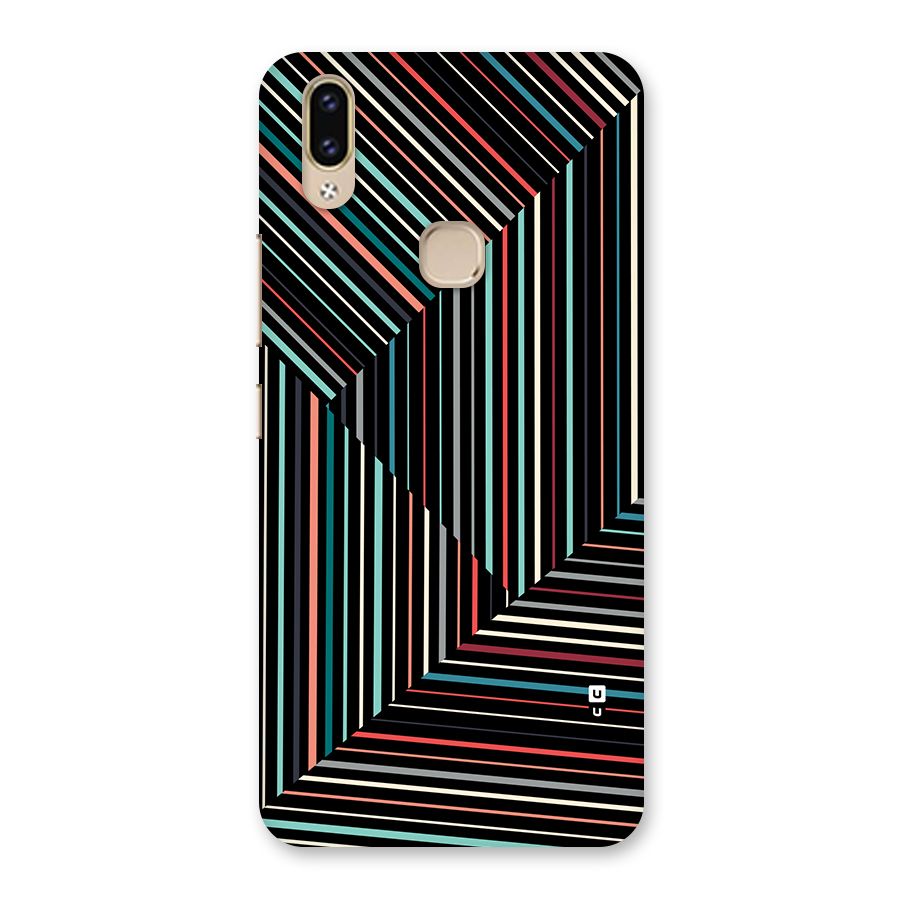 Angulars Stripes Back Case for Vivo V9