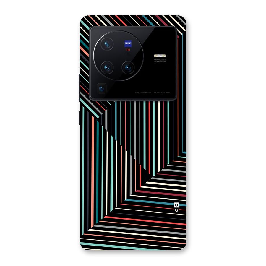 Angulars Stripes Back Case for Vivo X80 Pro