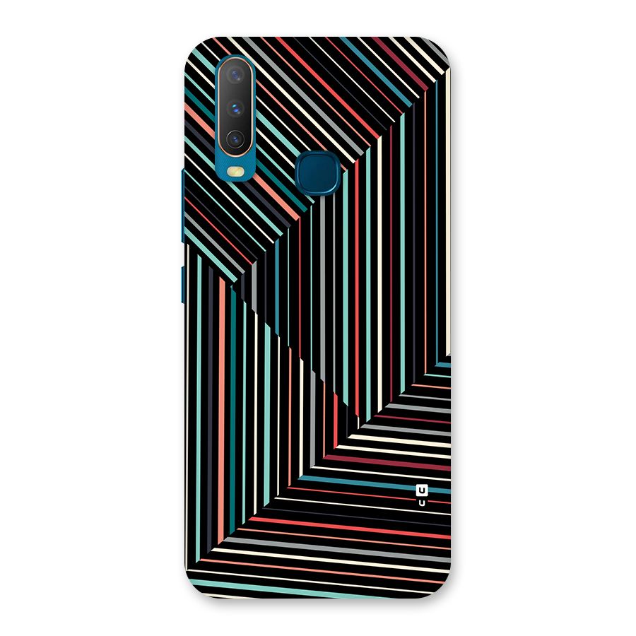 Angulars Stripes Back Case for Vivo Y11