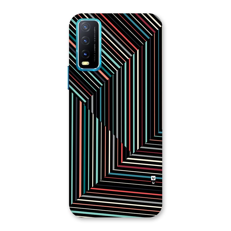 Angulars Stripes Back Case for Vivo Y20