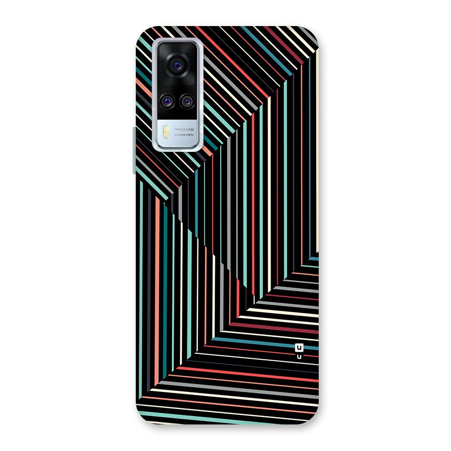 Angulars Stripes Back Case for Vivo Y51
