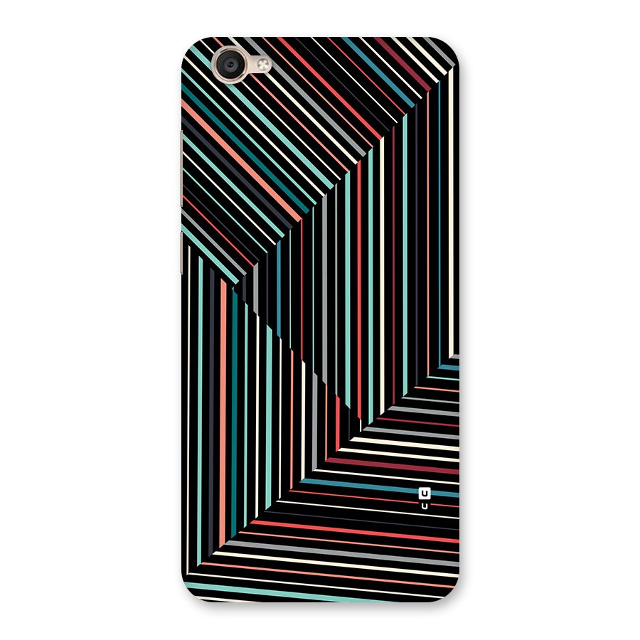 Angulars Stripes Back Case for Vivo Y55L