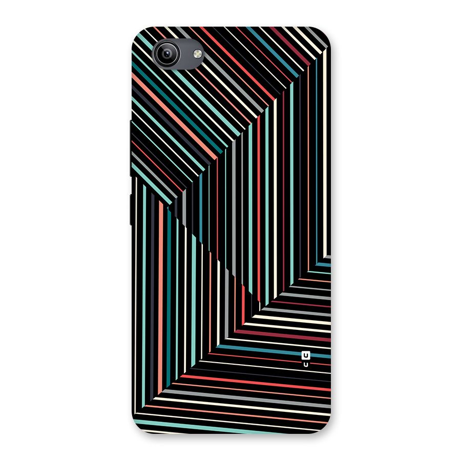 Angulars Stripes Back Case for Vivo Y81i