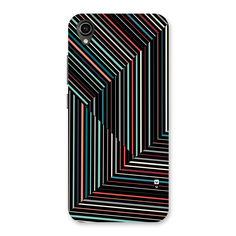 Angulars Stripes Back Case for Vivo Y90