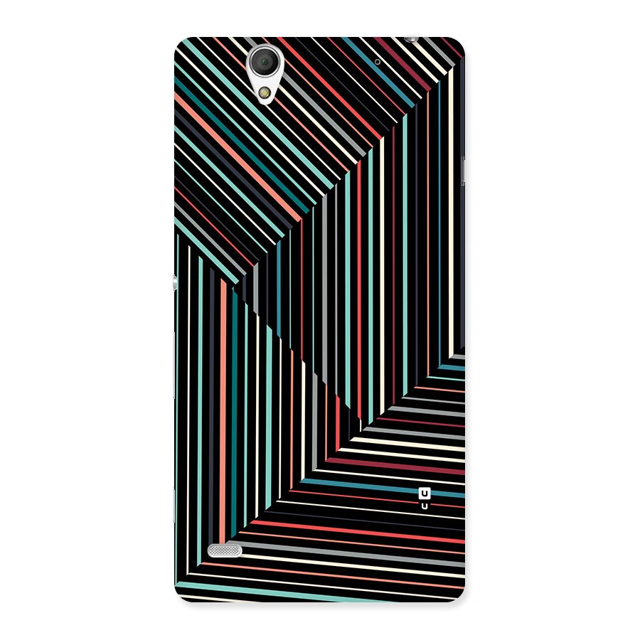 Angulars Stripes Back Case for Xperia C4