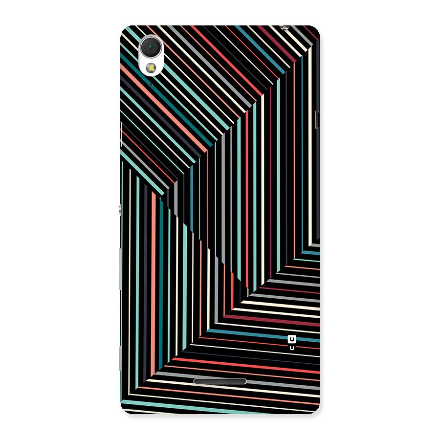 Angulars Stripes Back Case for Xperia T3