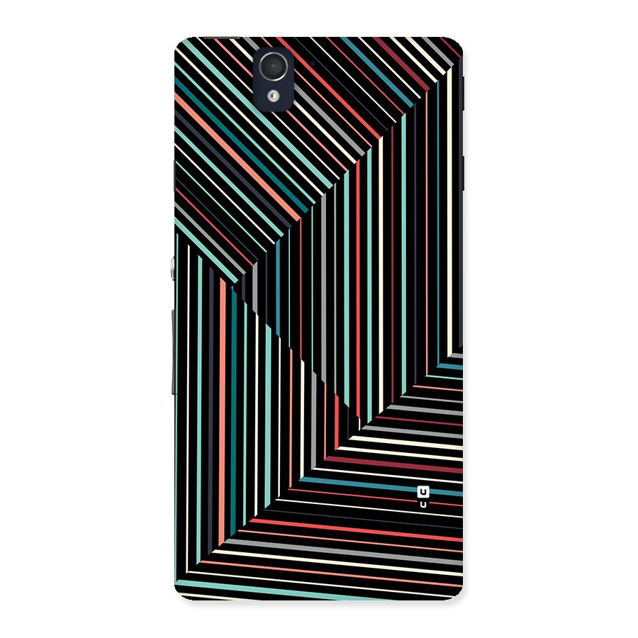Angulars Stripes Back Case for Xperia Z